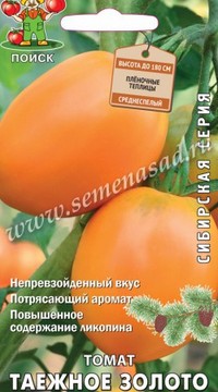 Томат Таежное золото