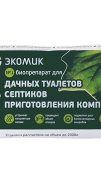 Экомик 80 г для дачных туалетов и септиков