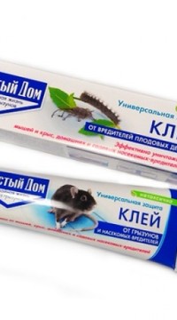 Клей от вредителей и грызунов Чистый дом 130 гр.